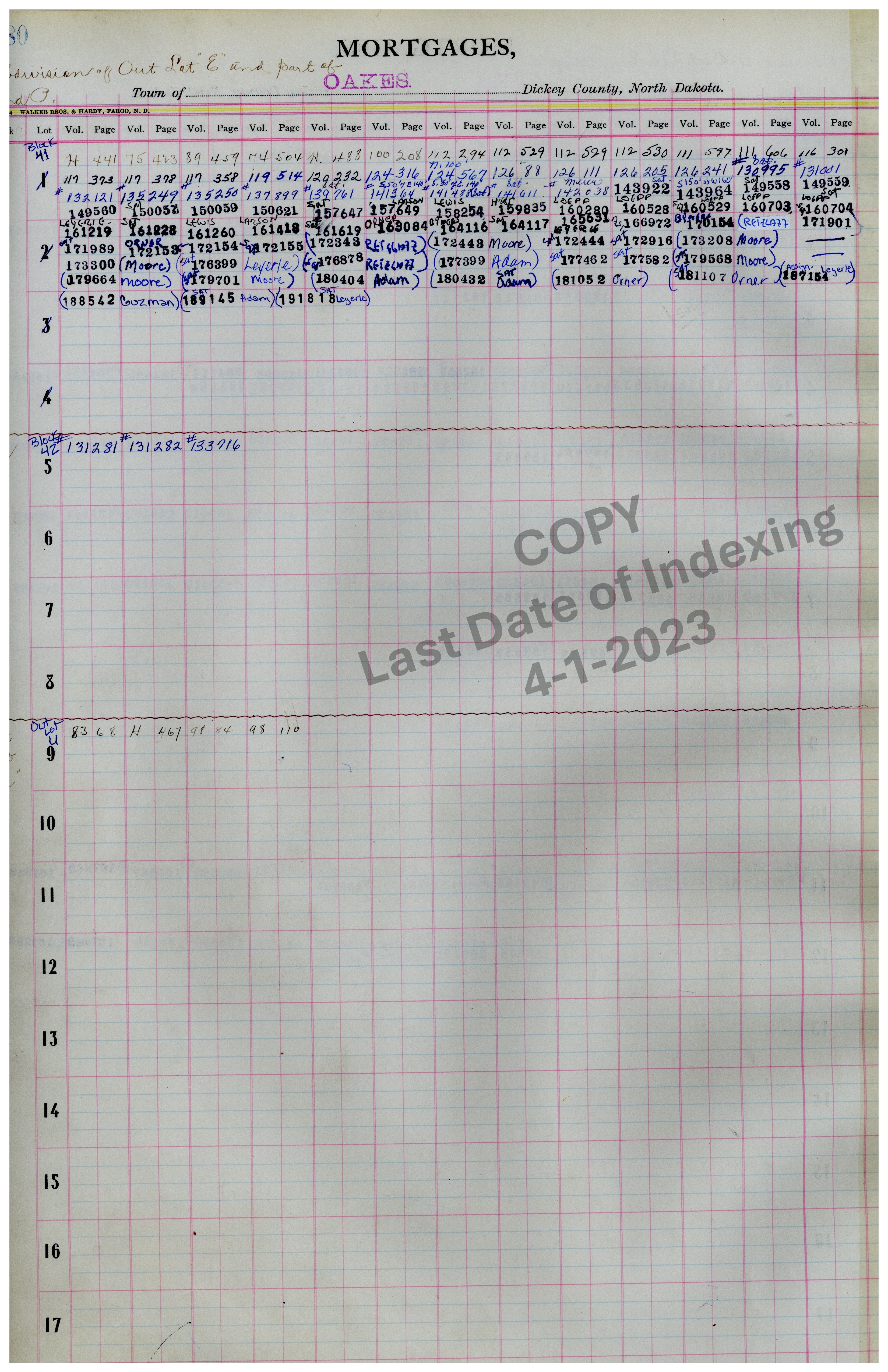 Blocks 41-42 & Outlot U