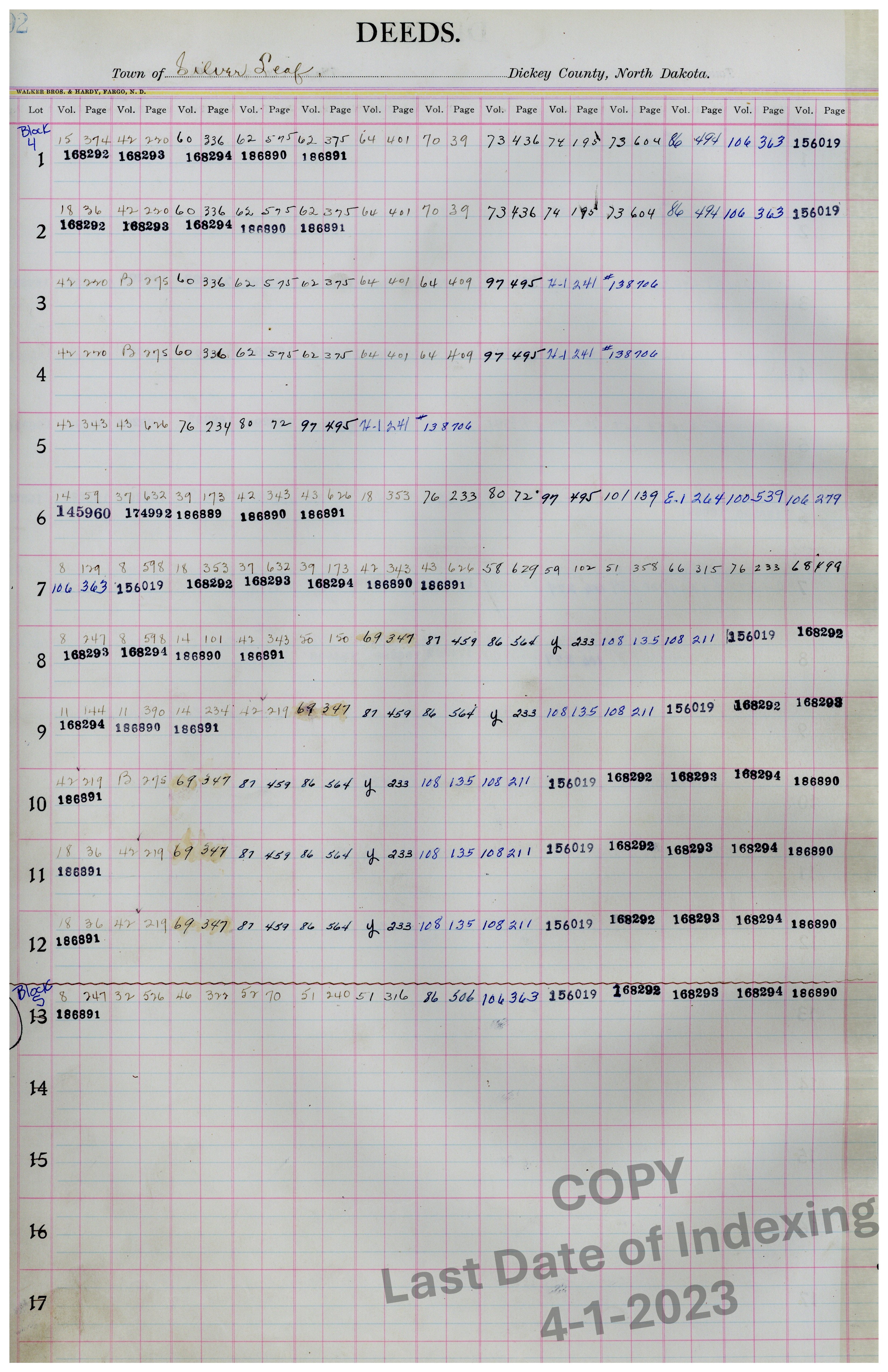 Block 4 Lots 1-12 & Block 5