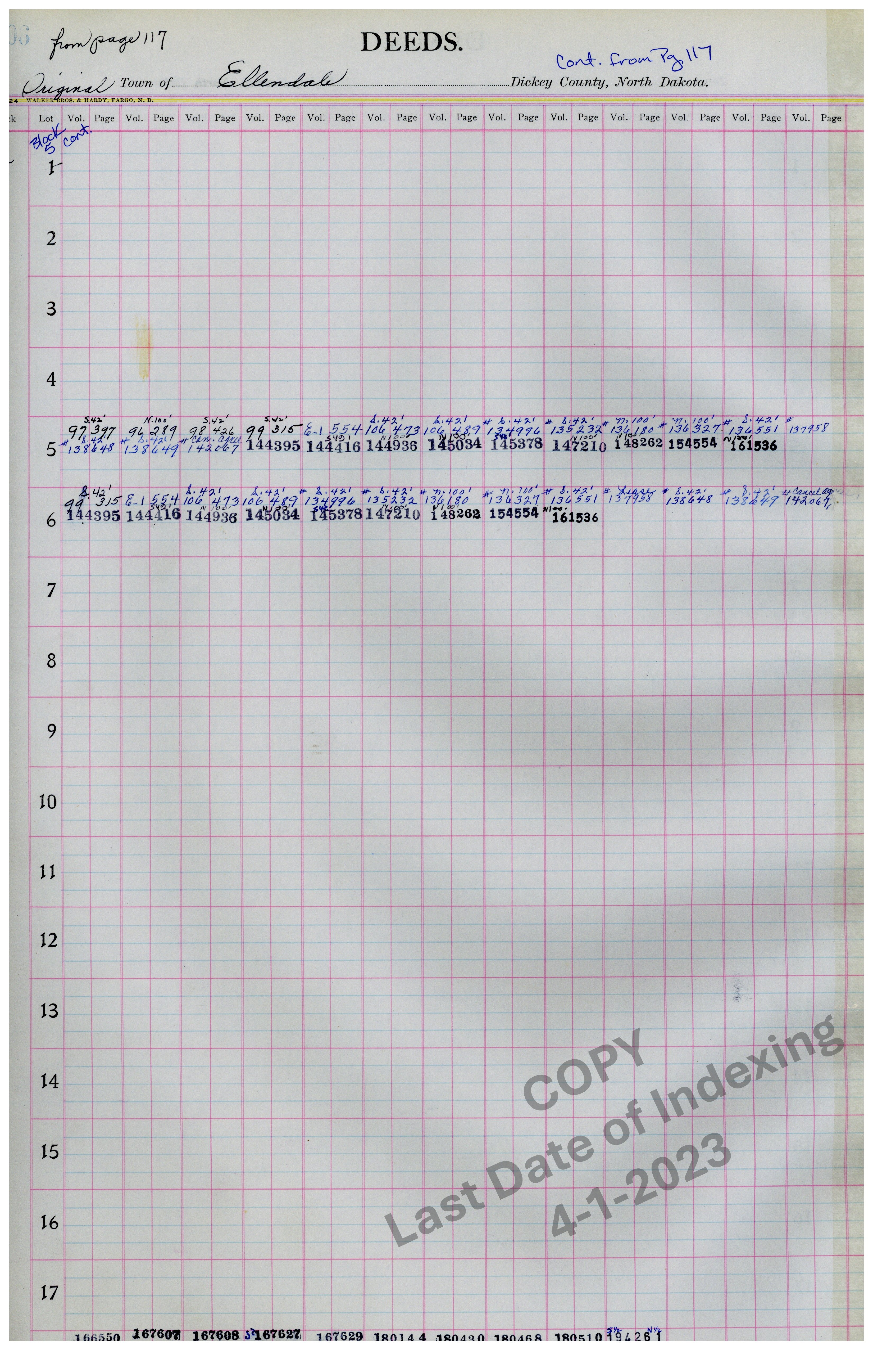 Block 5 Lots 5-6 Cont. Pg. 506